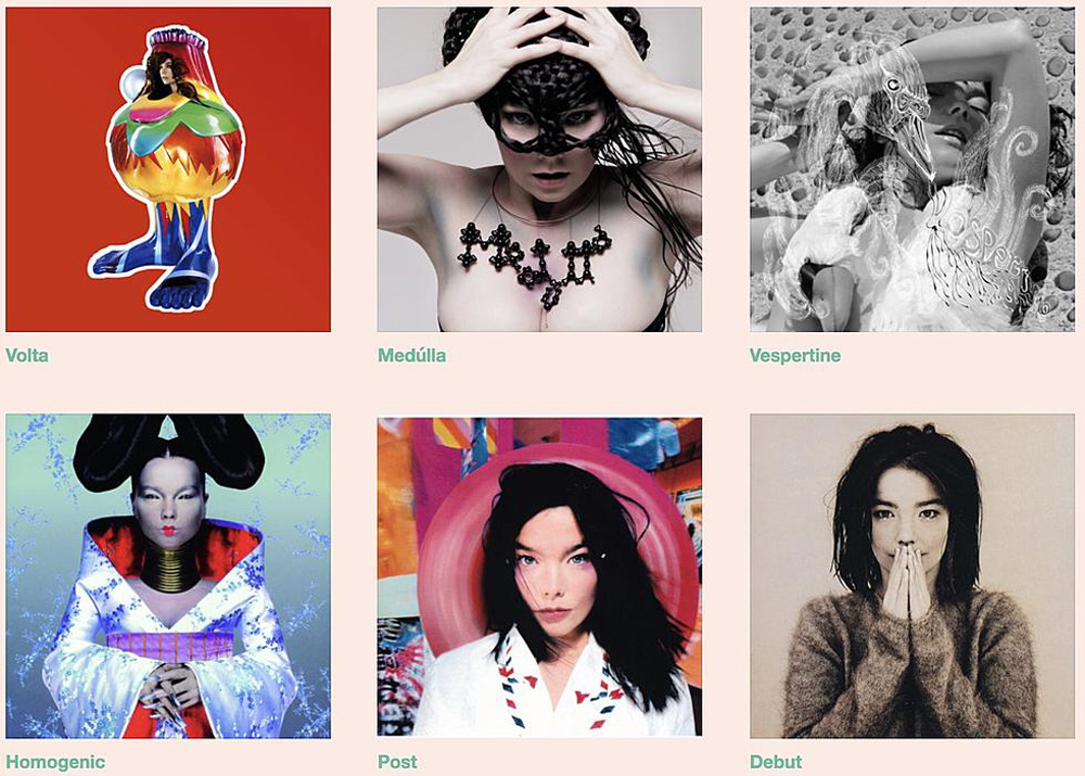 Björk albums