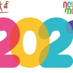 2021 multicolored number of happy new year vector design